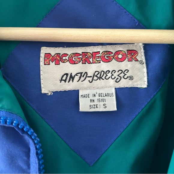 Vintage blue windbreaker - Picture 3 of 4